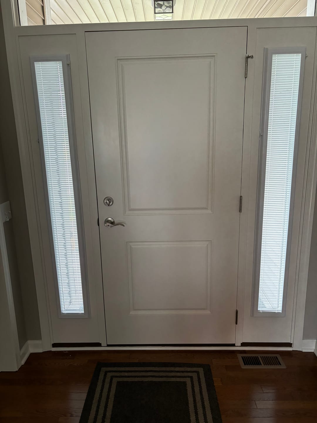 Customer photo review of Add On Blinds Kit (installs on top of existing door glass)