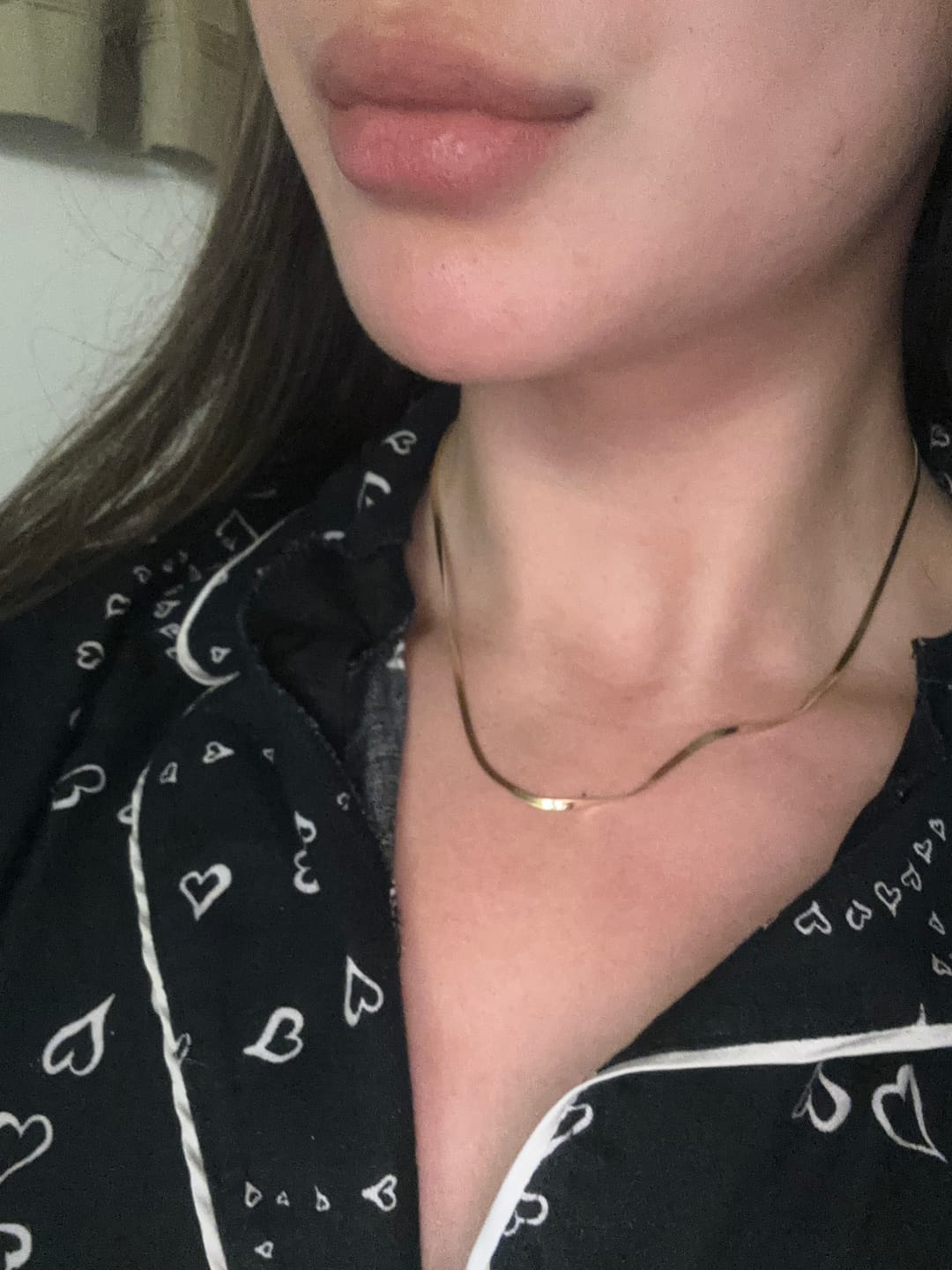 Customer photo review of Herringbone Necklace