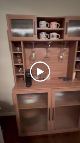 Customer video review of Colemen 72" Tall Coffee and Wine Bar Cabinet