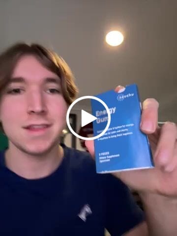 Customer video review of Energy & Focus Gum