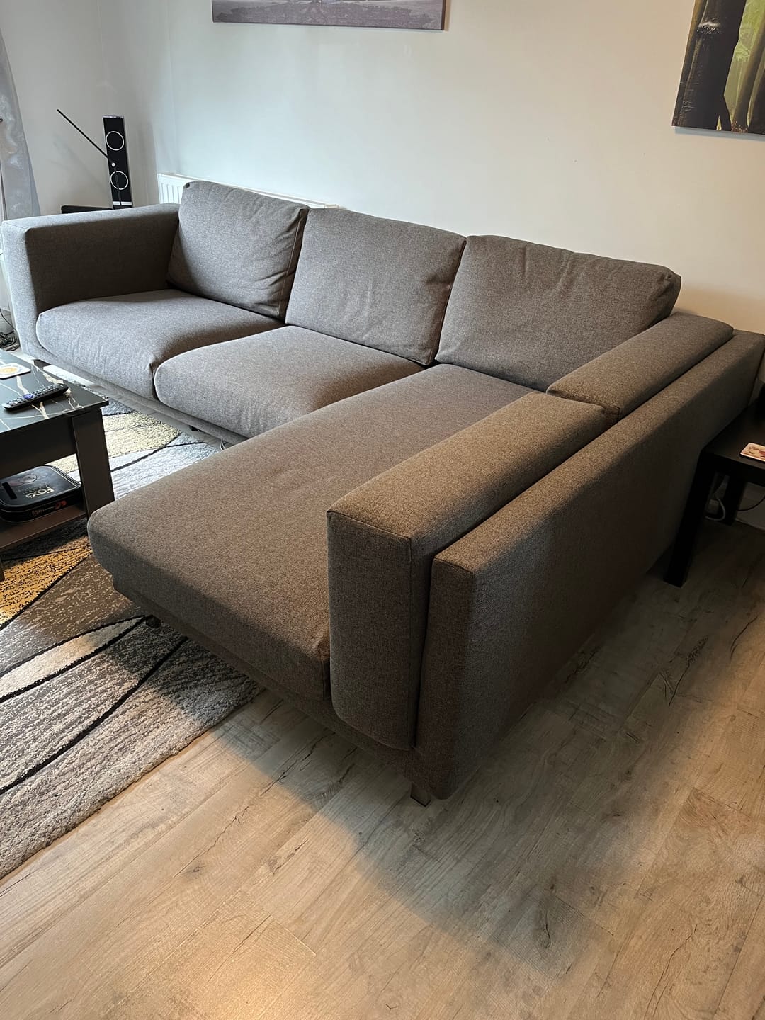 Customer photo review of NOCKEBY 2 Seat IKEA Sofa With Chaise Longue Right Cover
