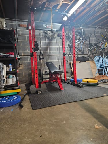 Customer photo review of MAJOR FITNESS All-In-One Home Gym Power Rack Package PLM03