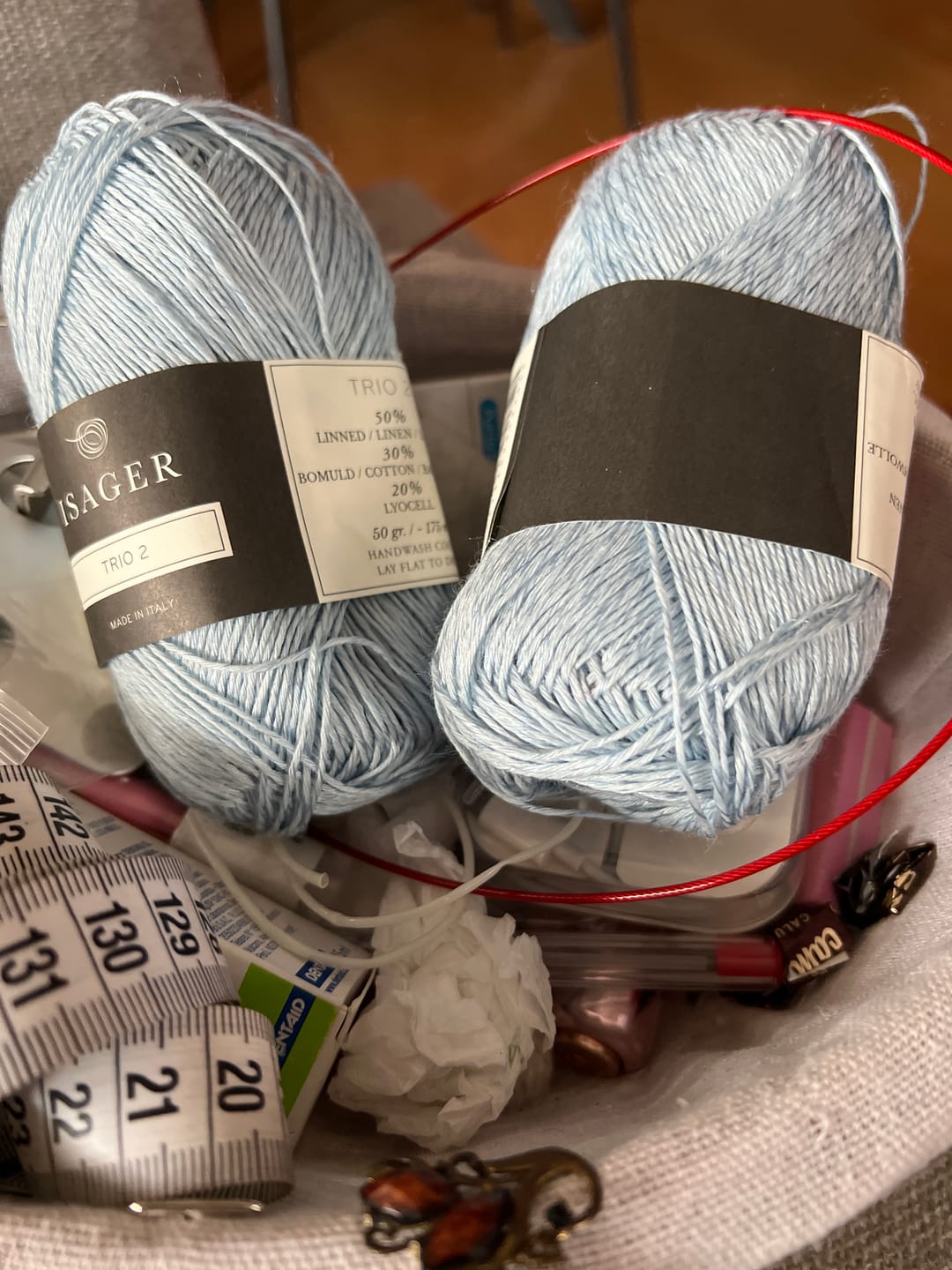 Customer photo review of Trio 2  (50% Lino / 30% Algodón / 20% Lyocell/Tencel)
