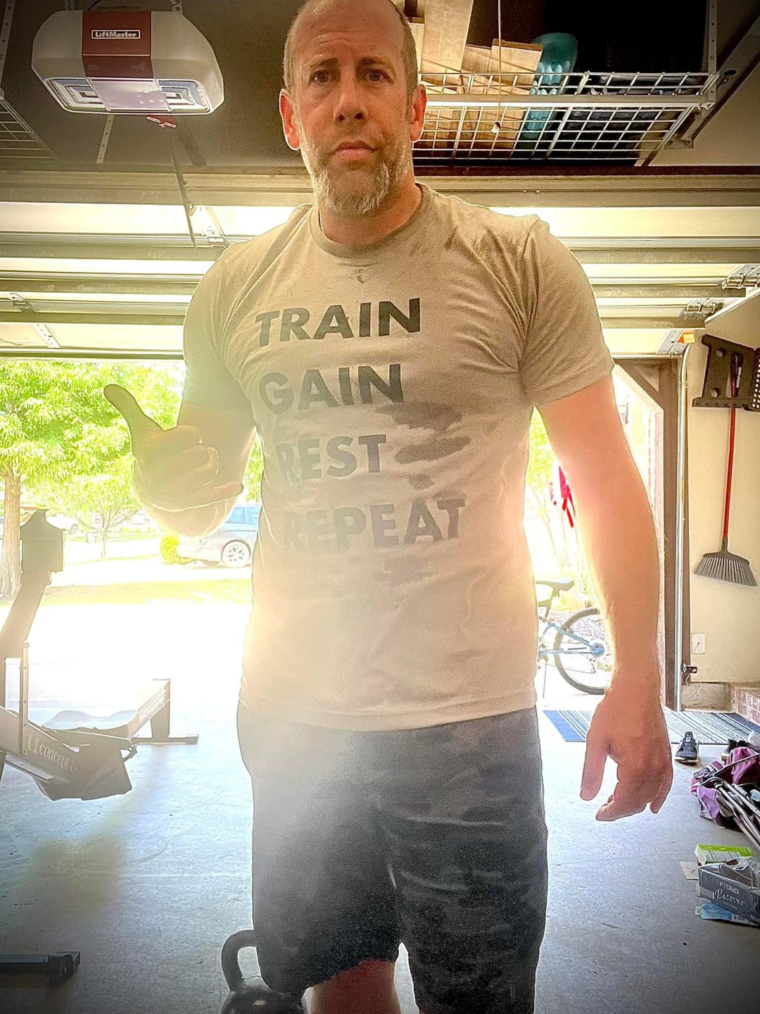 Customer photo review of Dude That Lifts Shirt Club for Him