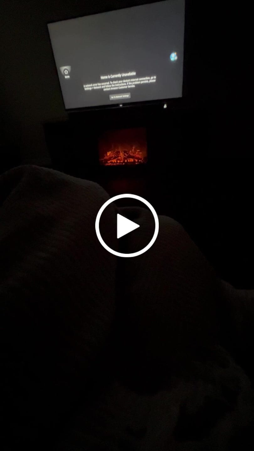 Customer video review of Sofia 68" Slatted Door Fireplace TV Stand