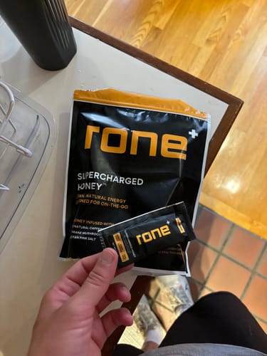 Customer photo review of (15-Pack) SuperCharged Honey Packets