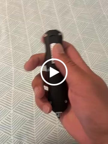 Customer video review of *50% OFF Code Added At Checkout* Black Reaper OTF Knife