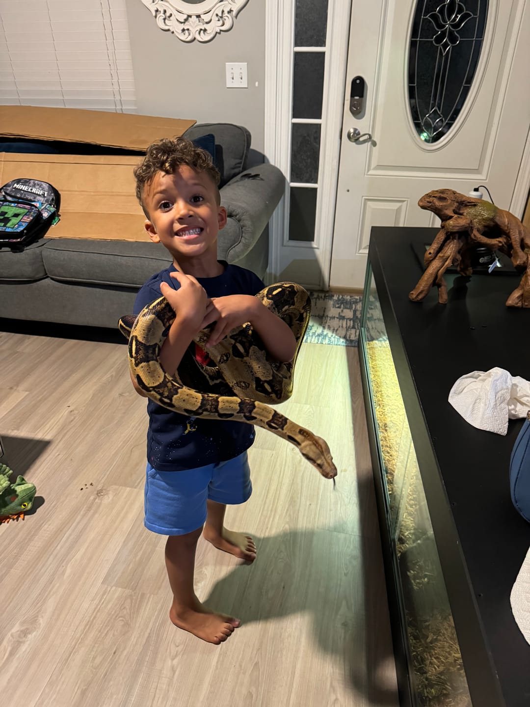 Customer photo review of 96"x24"x24" / 8'x2'x2' Premium PVC Reptile Enclosure