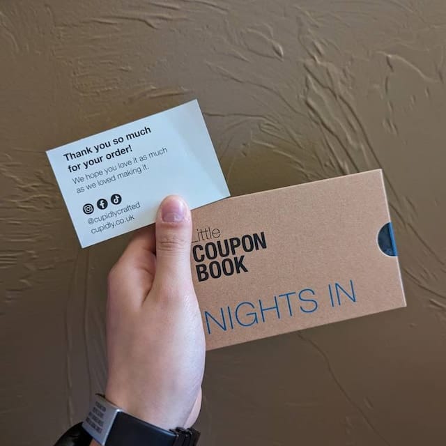 Customer photo review of Nights In Coupon Book
