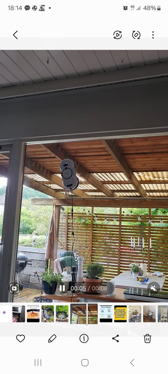 Customer photo review of Fönsterputsrobot HCR-10 med sprayfunktion