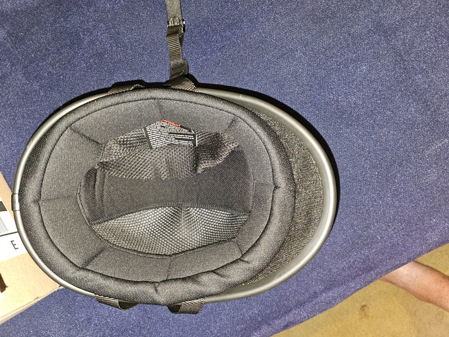 Customer photo review of Low Profile Reversible DOT Polo Helmet / Carbon Fiber