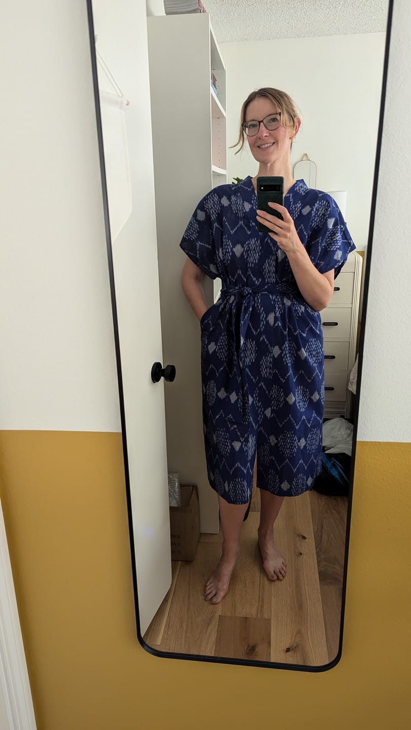 Customer photo review of NAYA KAFTAN DRESS | OCEAN IKAT