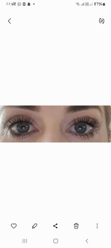 Customer photo review of iGlow Lash Maximizer - Lash Serum, 3 ml