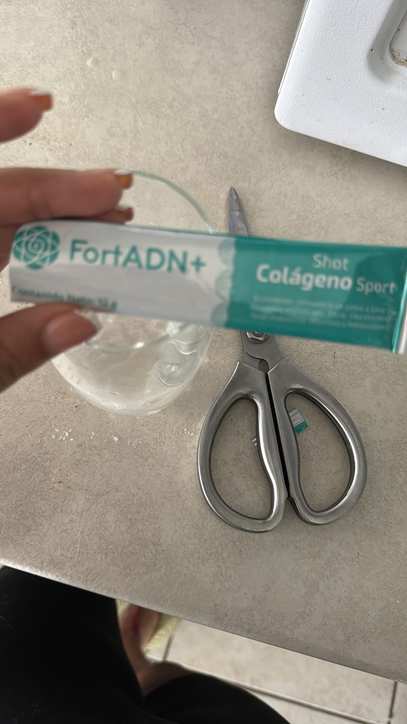 Customer photo review of Shot Colágeno Sport Fort ADN