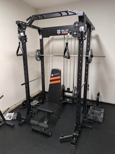 Customer photo review of Major Fitness PLM03 All-In-One Home Gym Power Rack