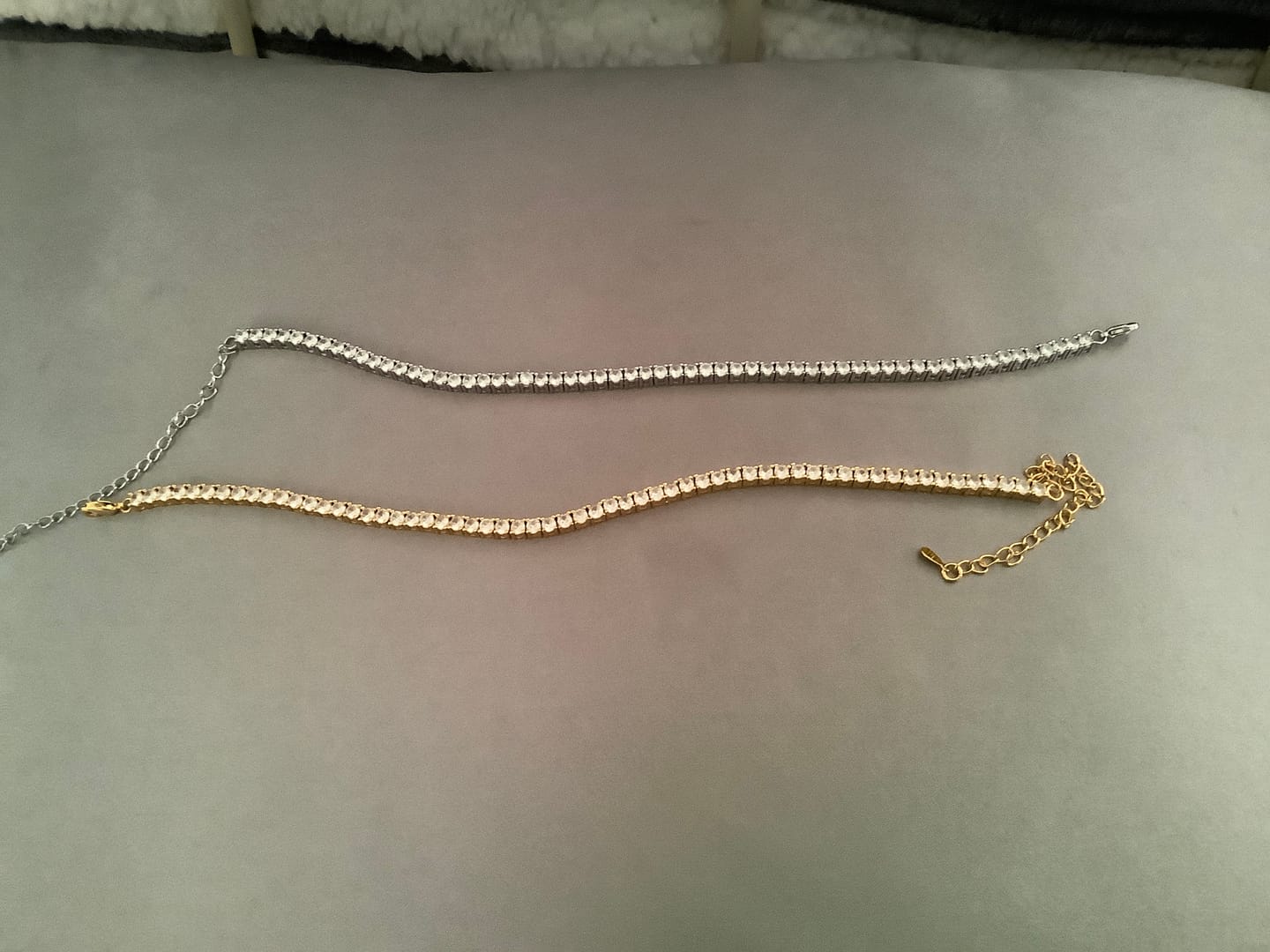 Customer photo review of Tennis Anklet