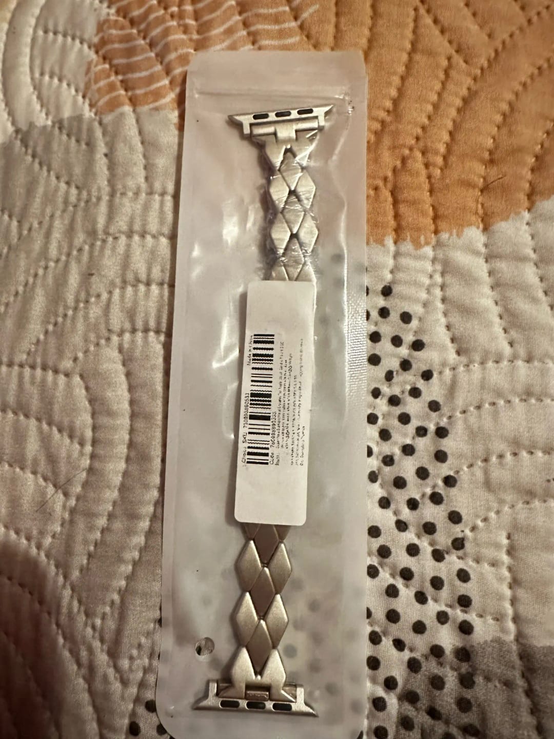 Customer photo review of Apple Watch Stainless Steel Band - Sleek Luxury Strap