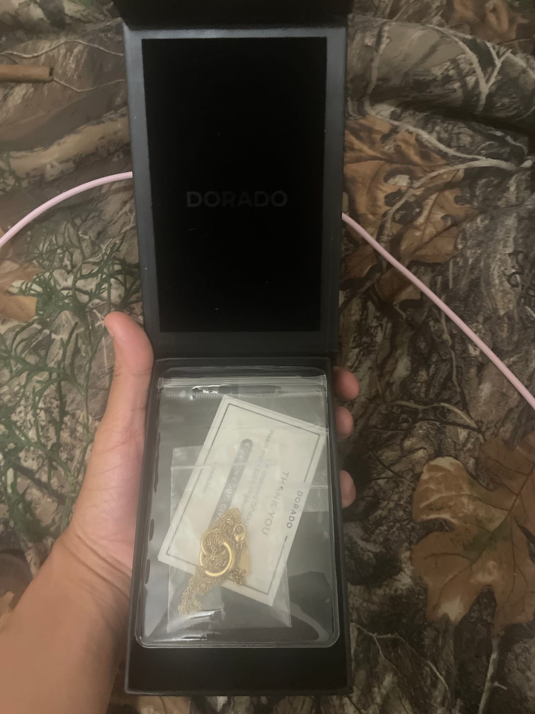 Customer photo review of The Linked Necklace