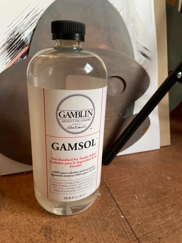 Customer photo review of Gamblin Gamsol - Solvente Aguarrás Sin Olor