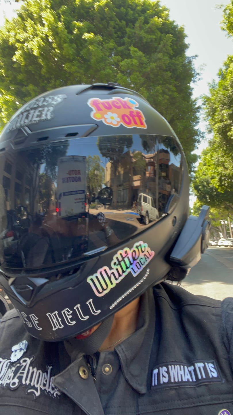 Customer photo review of Whittier Local Stickers