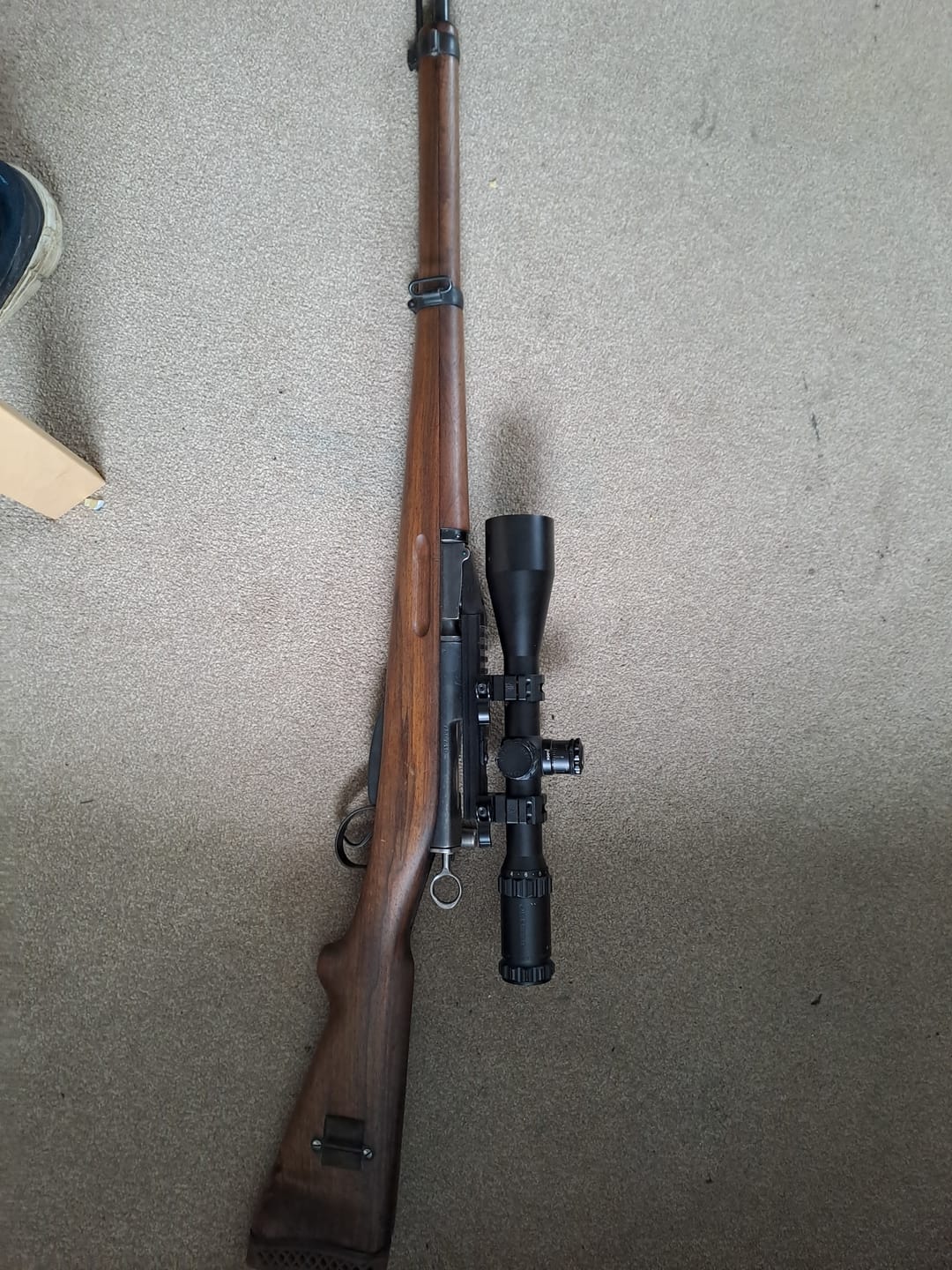 Customer photo review of Swiss K31 NDT (No Drill-Tap) Scope Mount Low Profile with Picatinny Rail Gen 4
