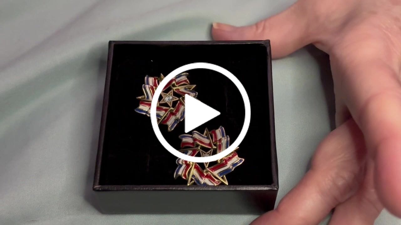 Customer video review of HEIDI DAUS®"Live Free & Sparkle" Crystal & Enamel  Button Earrings