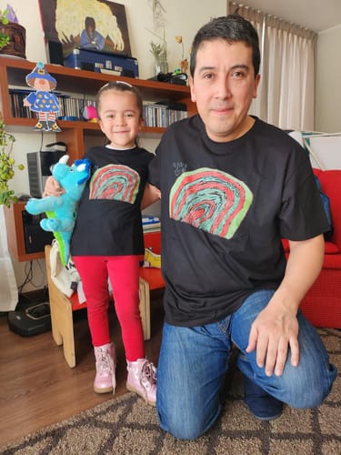 Customer photo review of Polera Personalizada Dibujo