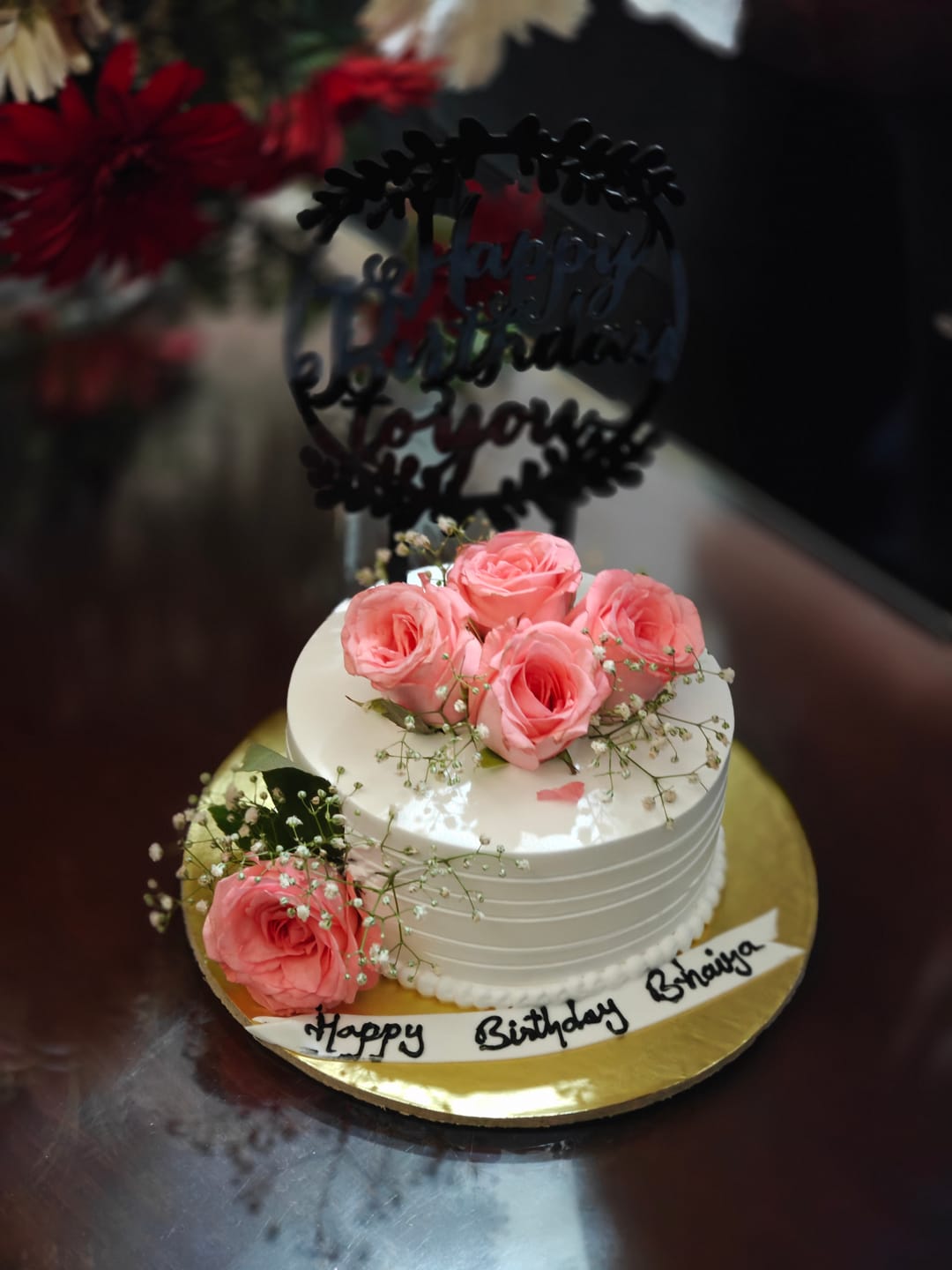 Customer photo review of Side Workaholic Cake