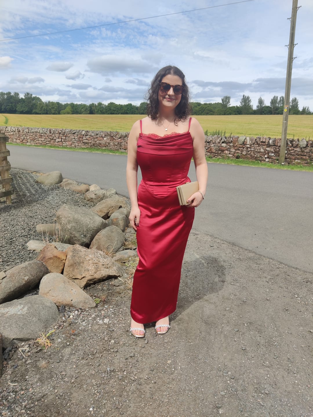 Customer photo review of 'Naomi' Ruby Fuller Bust Corset Dress