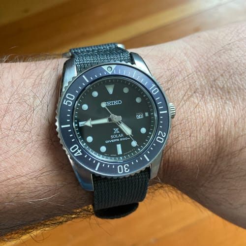 Customer photo review of Glomar Explorer - Hook And Loop Watch Strap