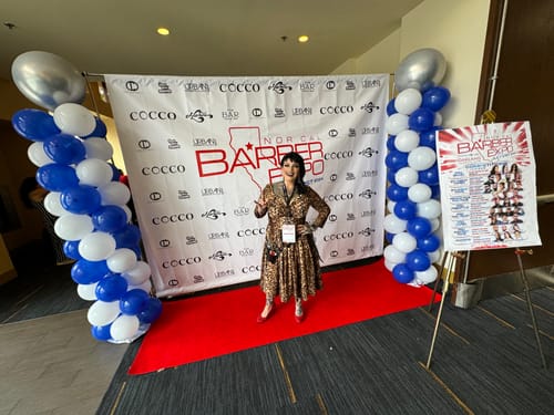 Customer photo review of Starlet Swing Dress and Scarf in Leopard Print - Vixen by Micheline Pitt