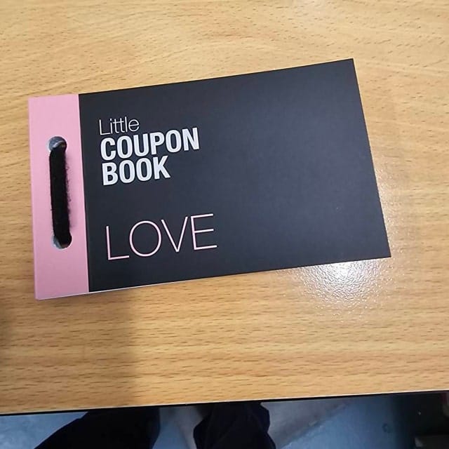 Customer photo review of Love Coupon Book