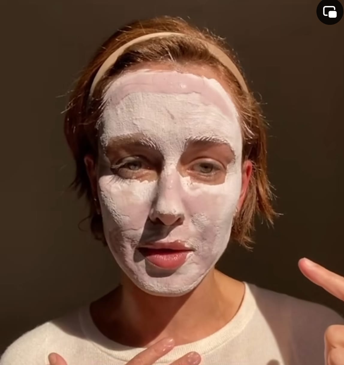 Customer photo review of Australian Pink Clay Mask