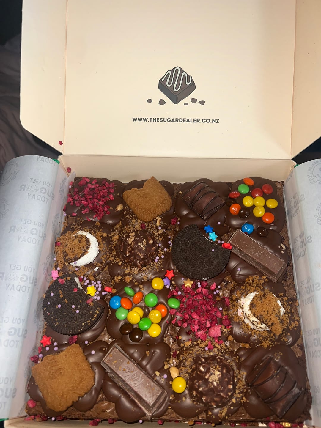 Customer photo review of Mixed assortment brownie