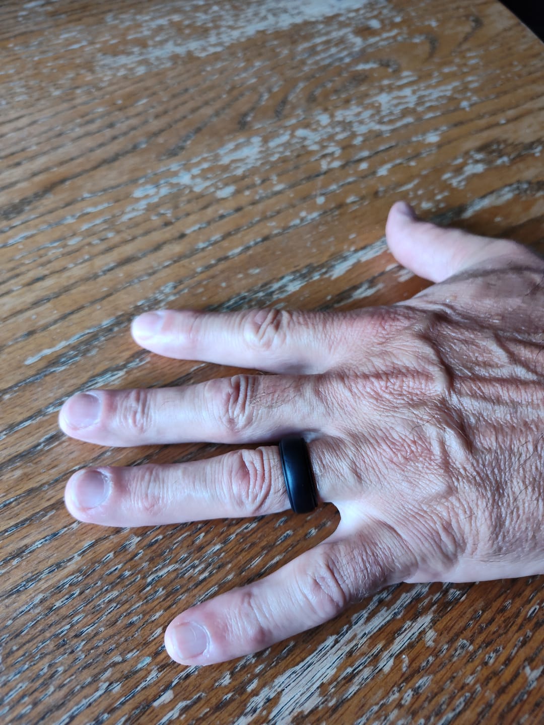 Customer photo review of Silicone Rings in Solid Color
