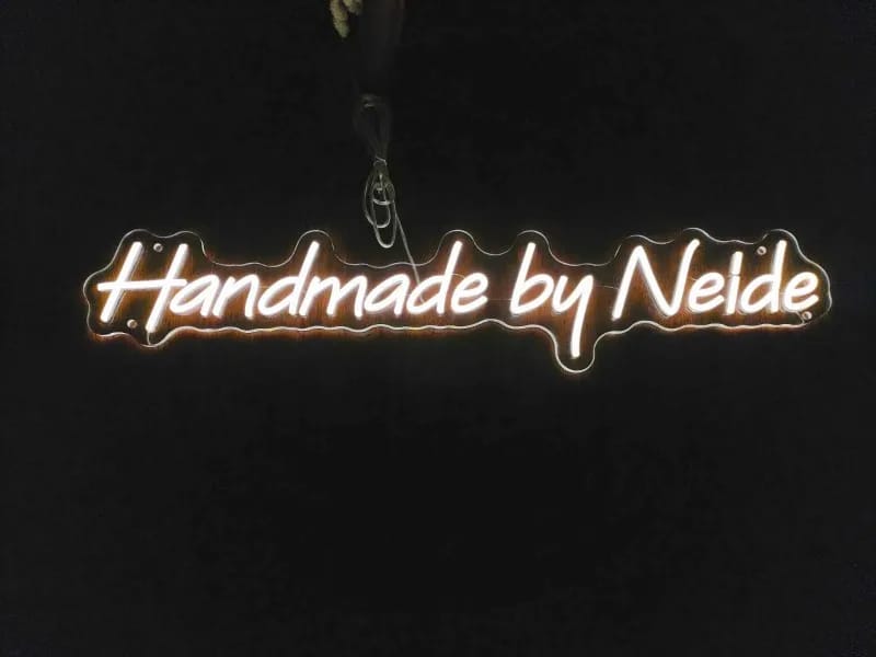Customer photo review of Custom Neon Sign