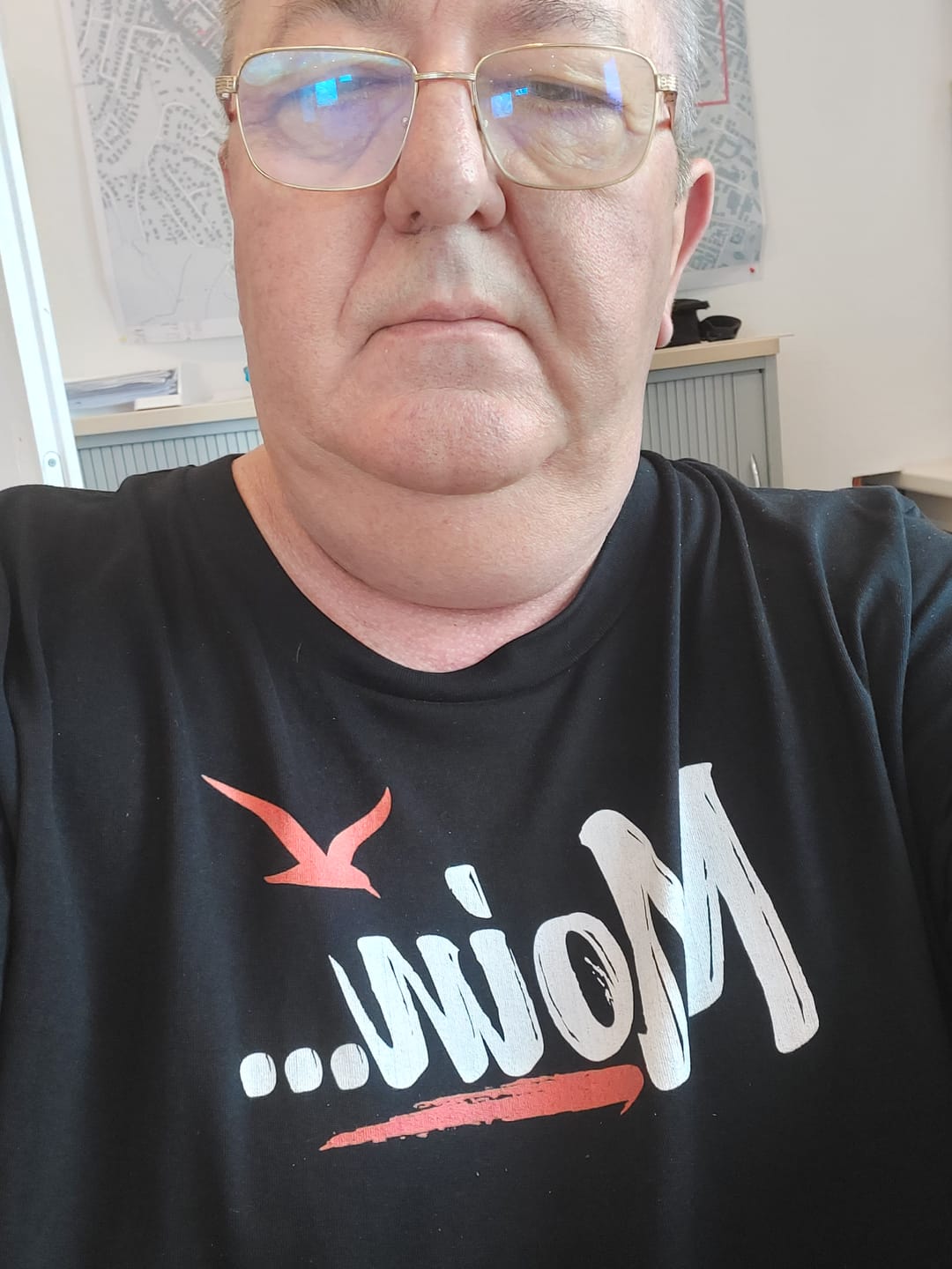 Customer photo review of Moin.. Tschüss! · Herren Premium Bio T-Shirt