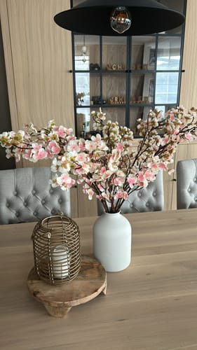 Customer photo review of Zijden Bloesem - Oudroze (3 stengels)