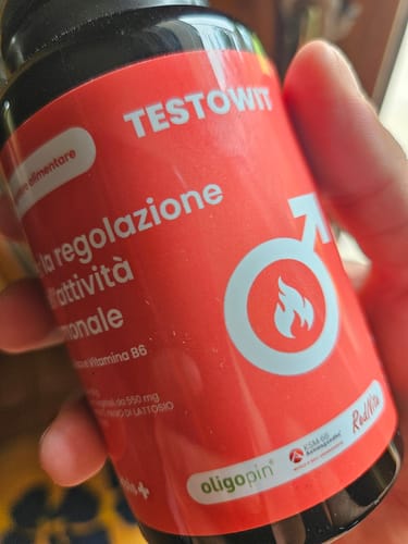 Customer photo review of TESTOWIT - Regolazione ormonale 120 cps NEW!