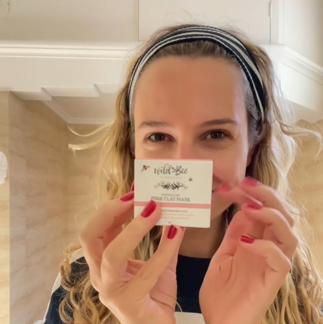 Customer photo review of Australian Pink Clay Mask