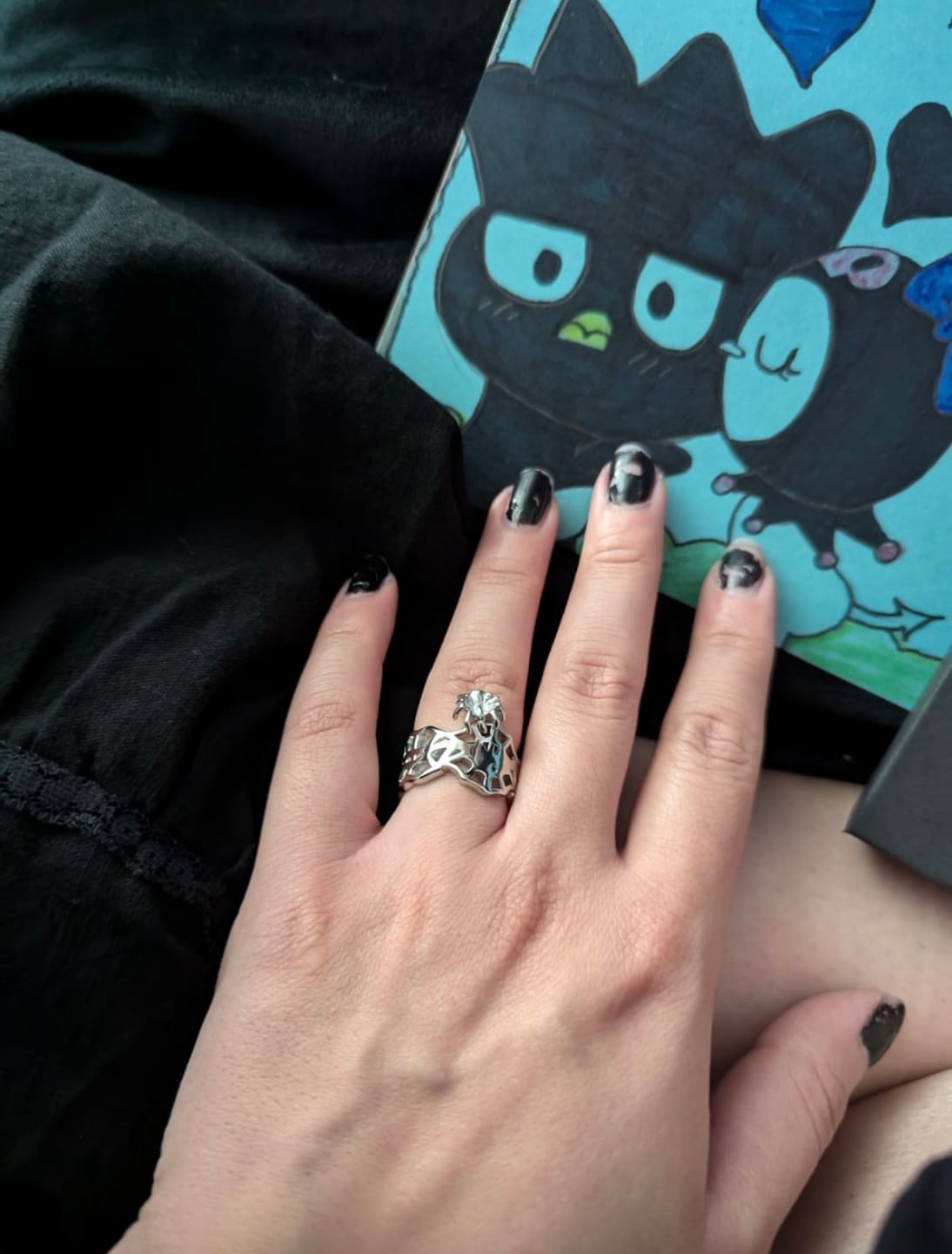 Customer photo review of SPIDER WEB RING
