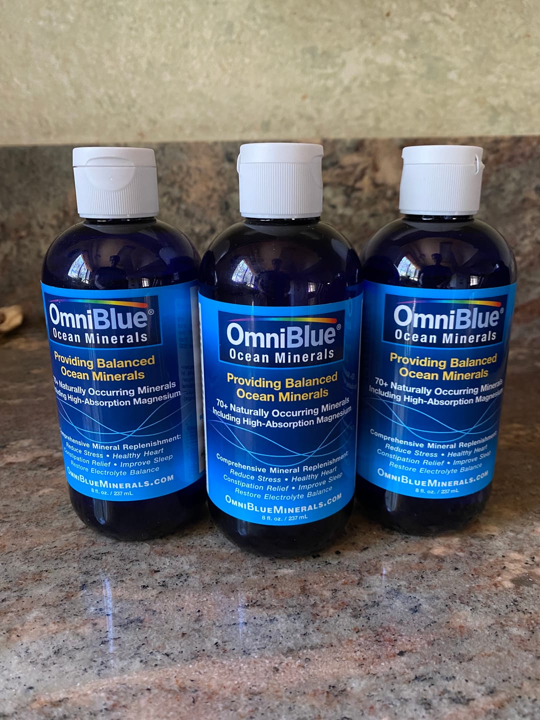 Customer photo review of OmniBlue Triple Pack 8oz