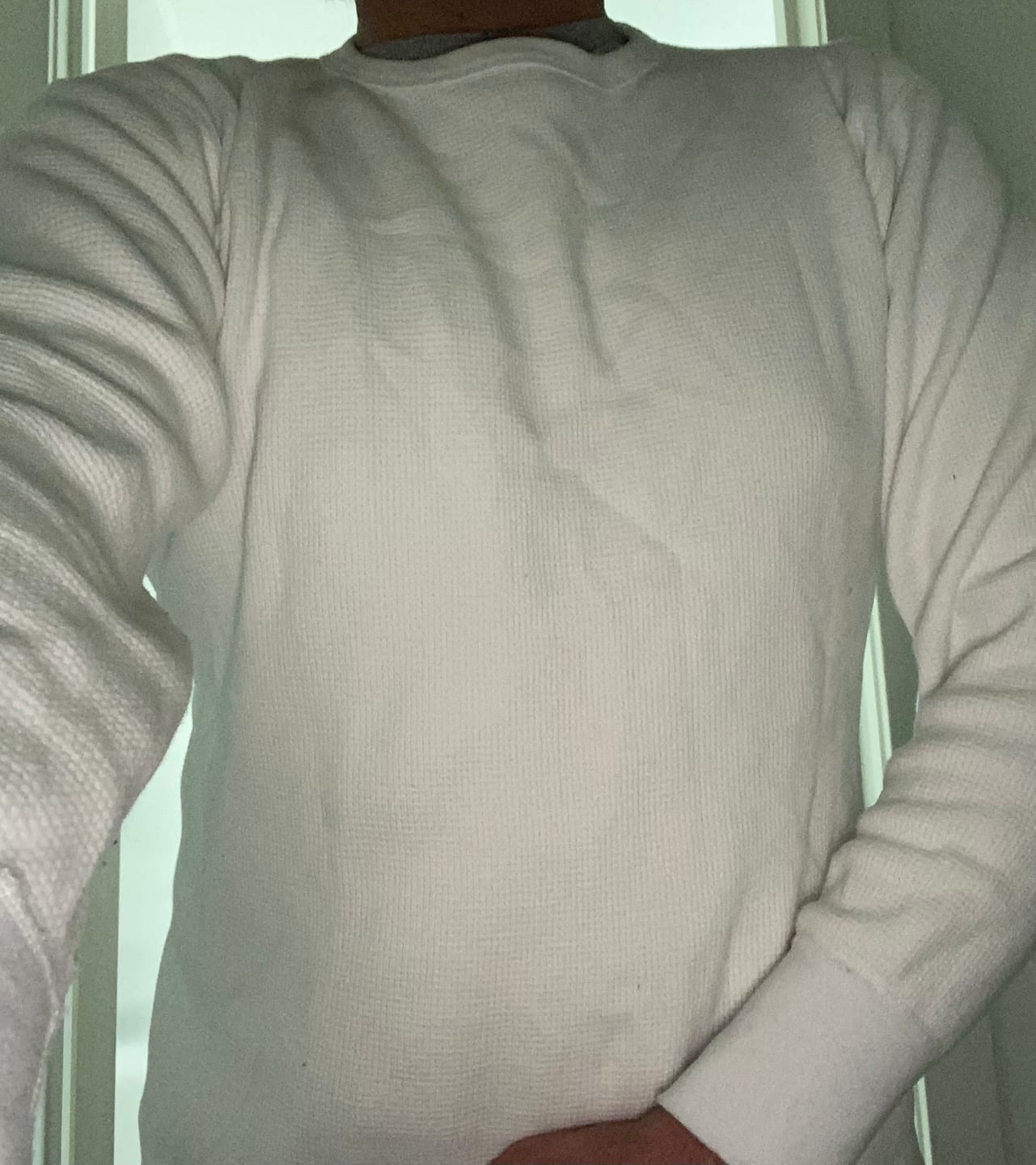 Customer photo review of Heavyweight Waffle Cotton Underwear - White