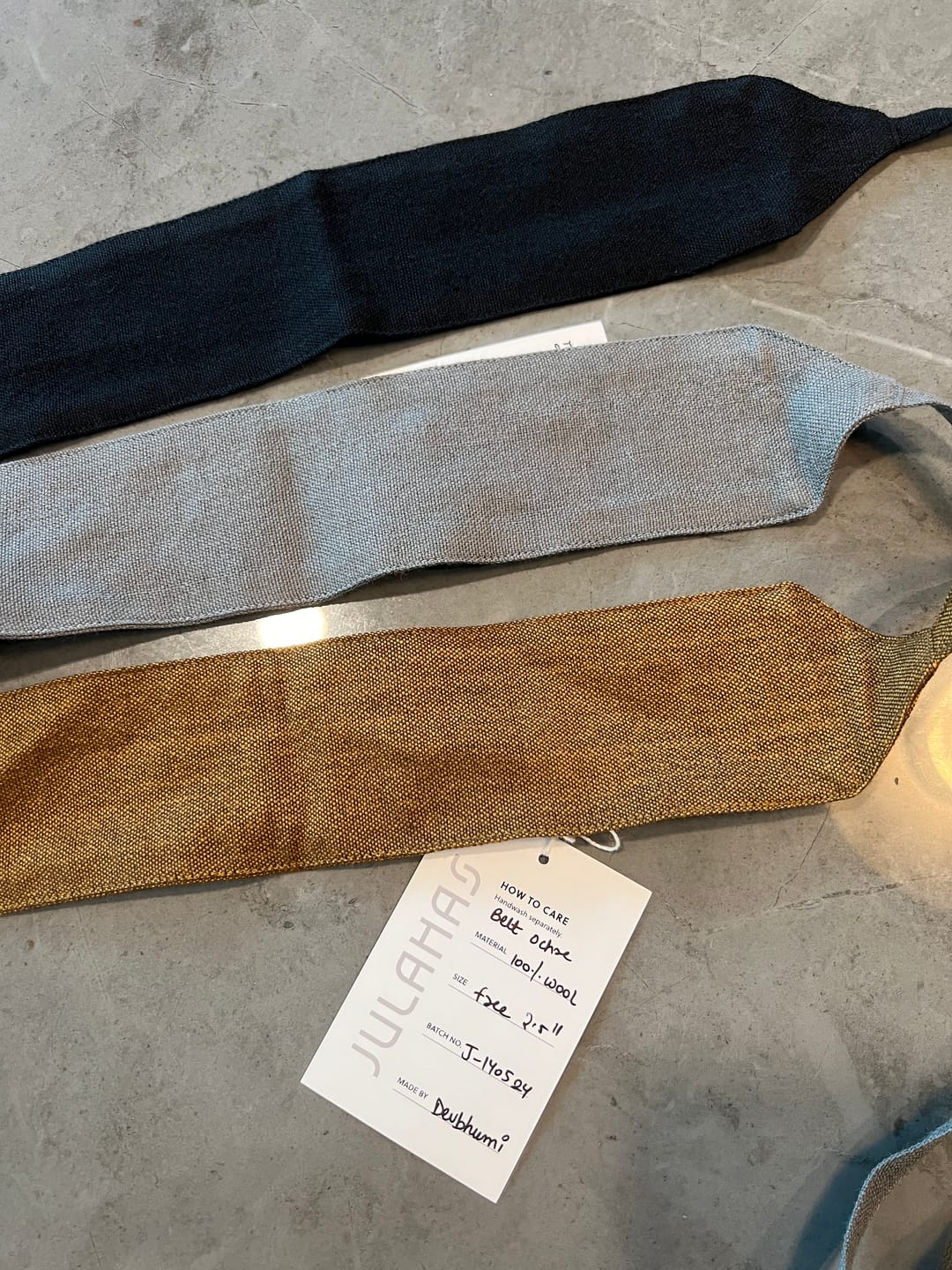 Customer photo review of NEW! Wool Obi Wrap Belt