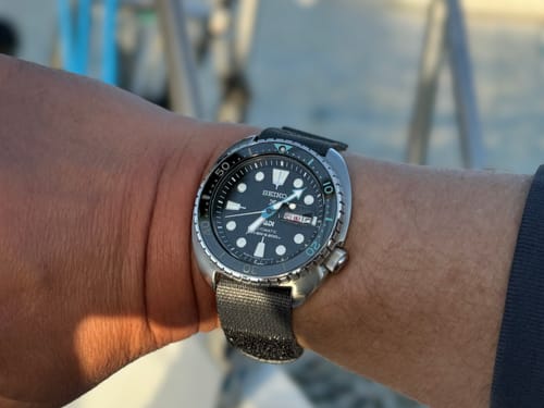 Customer photo review of Glomar Explorer - Hook And Loop Watch Strap