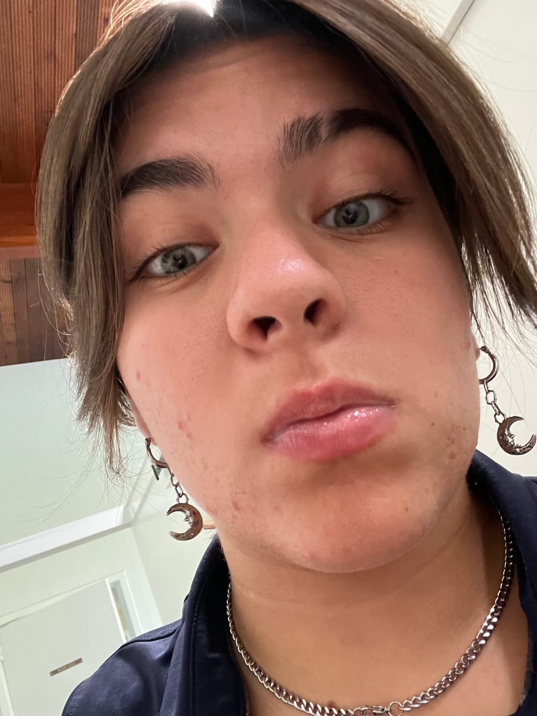 Customer photo review of LUNA DANGLE EARRING