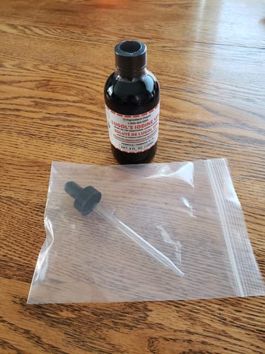Customer photo review of Lugol's Iodine 15% Solution 4 fl. oz. (120 mL)