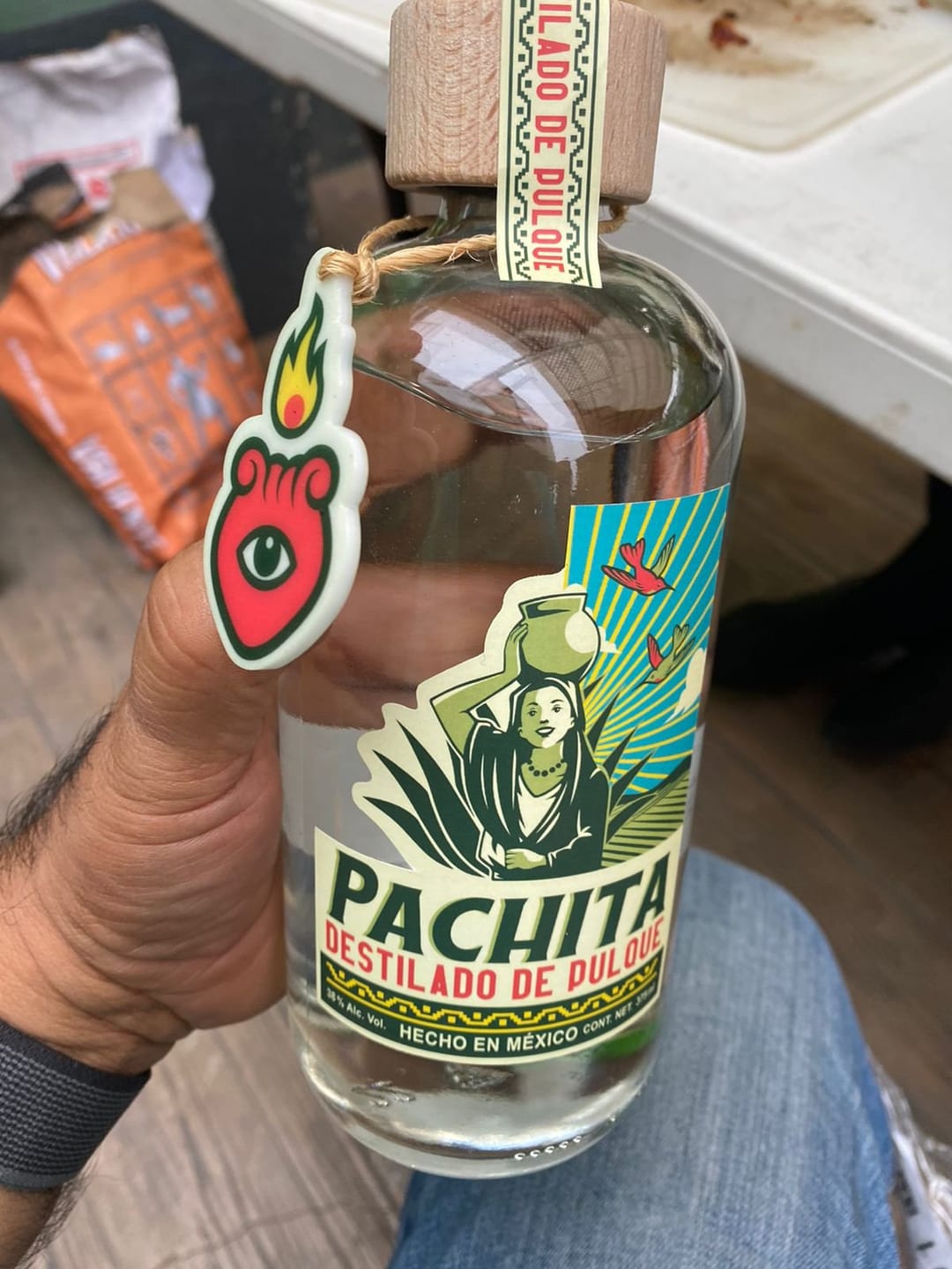 Customer photo review of Destilado de Pulque Joven 37°Alc 750 mL