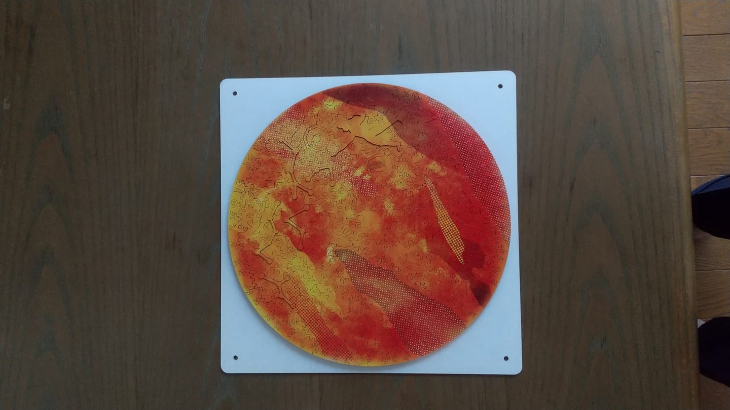 Customer photo review of SUN 太陽と専用フレームセット