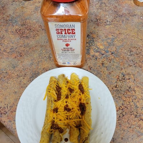 Customer photo review of Carolina Reaper Powder